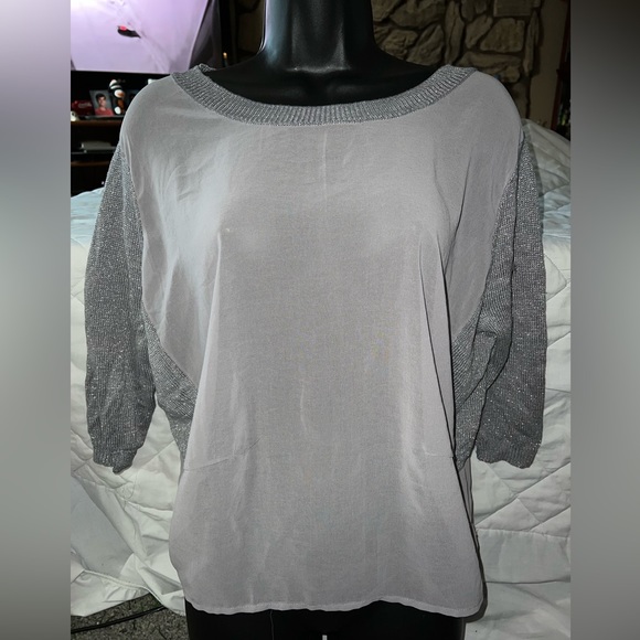Coco & tashi Sparkling Sheer Sweater - Picture 1 of 8